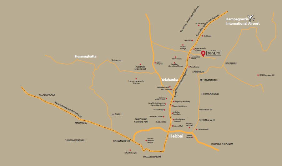Purva Alcorium Location Map